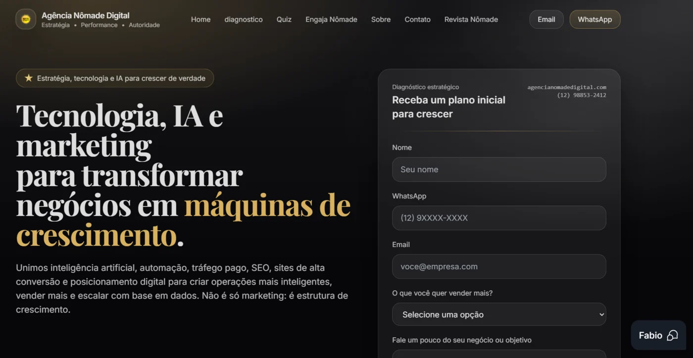 Projeto Agência Nômade Digital